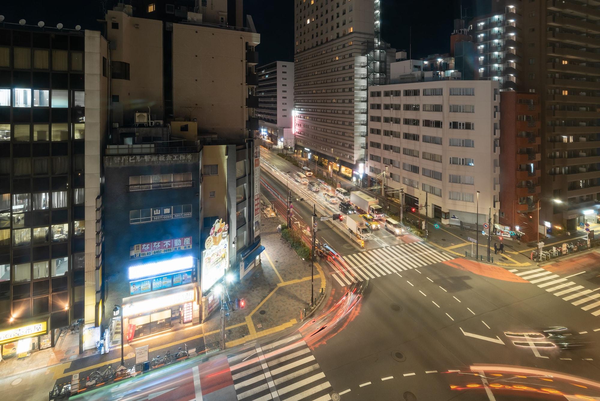 E Hotel Higashi Shinjuku Tokio Buitenkant foto